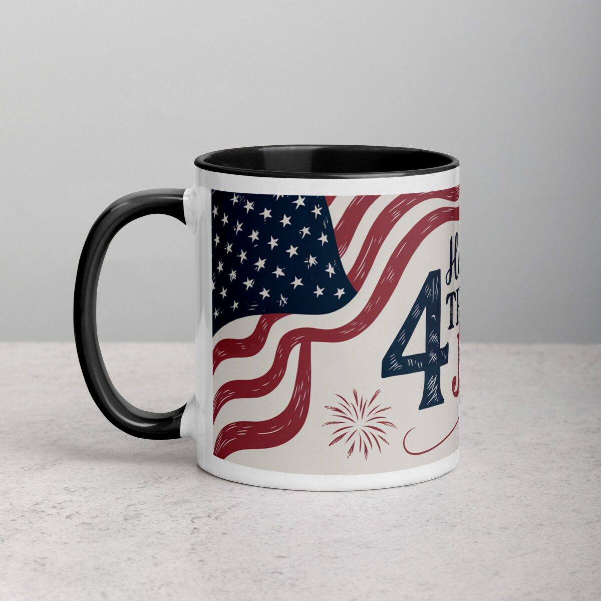 Happy 4th of July Elegant Coffee Mug - Image 2