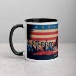 Happy 4th of July George Washington Retro Coffee Mug - Image 2