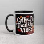 Coffee, Pie, & Thankful Vibes Mug - Image 2