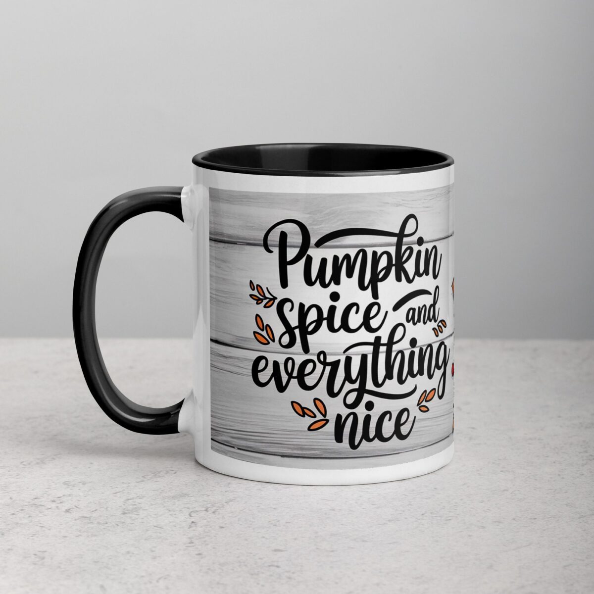 Pumpkin Spice & Everything Nice Thanksgiving Mug - Image 2