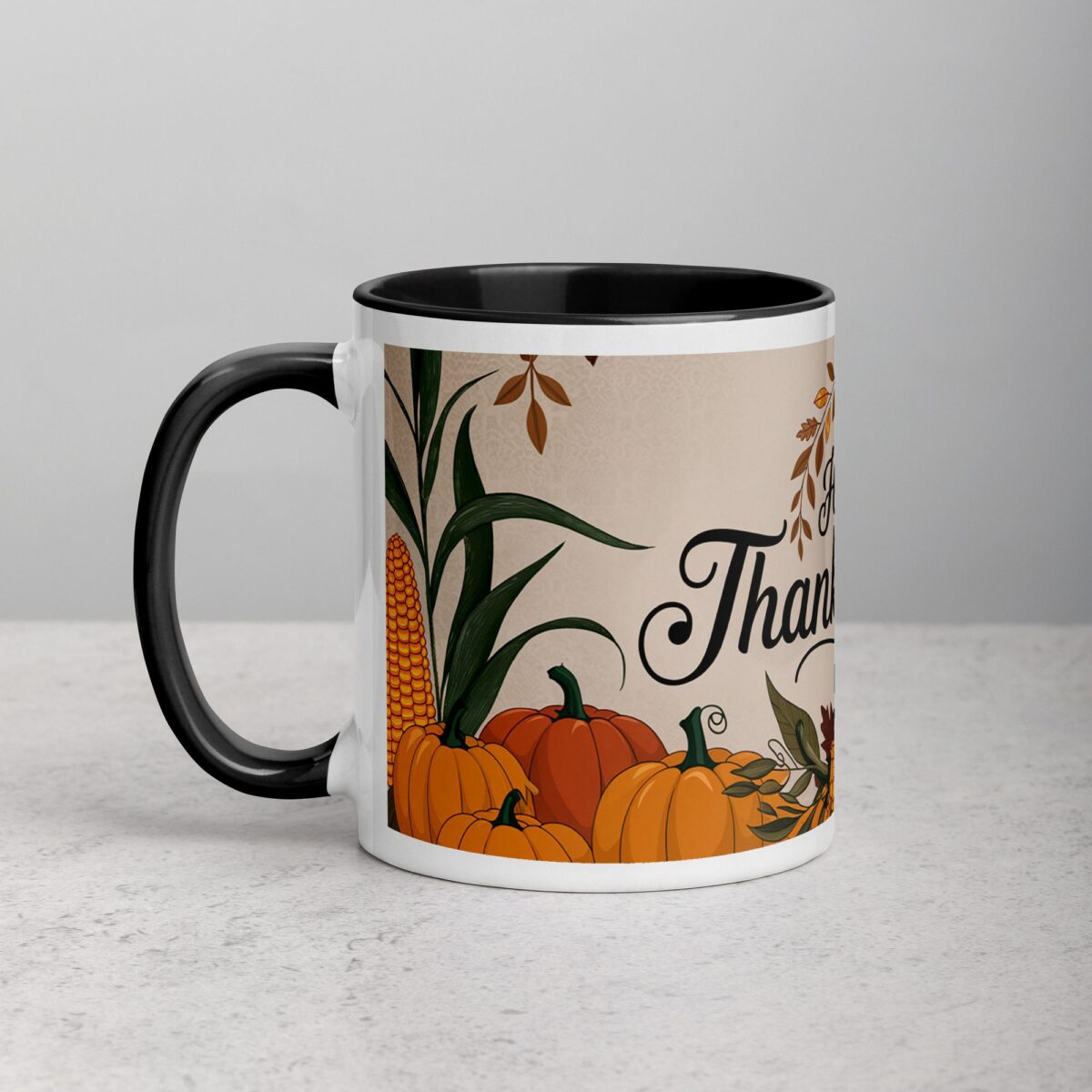 Happy Thanksgiving Sophisticated Coffee Mug & Tea Cup - Image 2