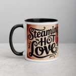 Steaming Hot Love Valentines Day Coffee Mug - Image 2