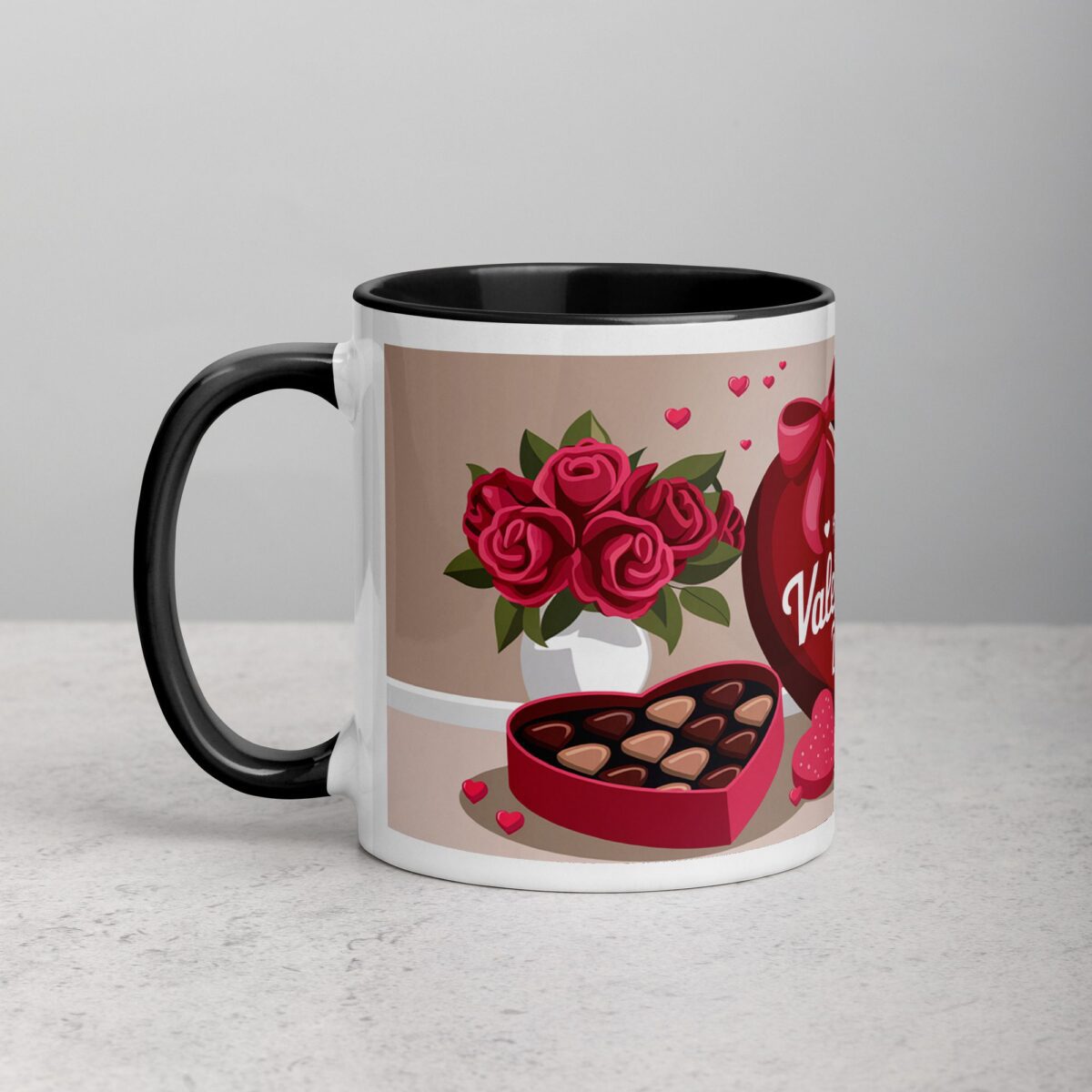 Happy Valentine's Day Sophisticated Coffee Mug - Image 2