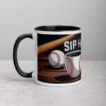 Sip Happens, Then We Play Ball Coffee Mug - Image 2