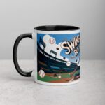 Swing for the Fences, But First Coffee Baseball Mug - Image 2
