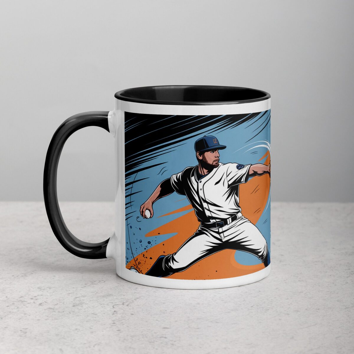 Coffee & Curveballs Baseball Mug - Image 2