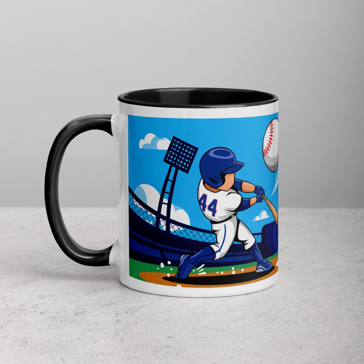 I Love Baseball Fun Coffee Mug & Tea Cup - Image 2