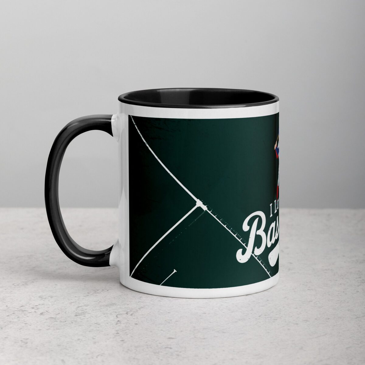 I Love Baseball Elegant Coffee Mug & Tea Cup - Image 2