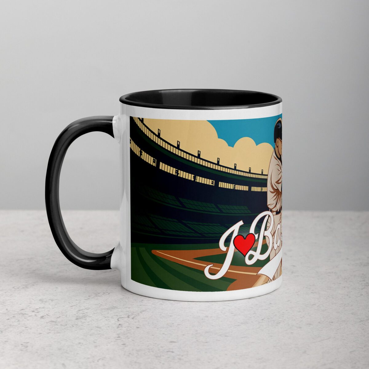 I Love Baseball Sophisticated Coffee Mug & Tea Cup - Image 2