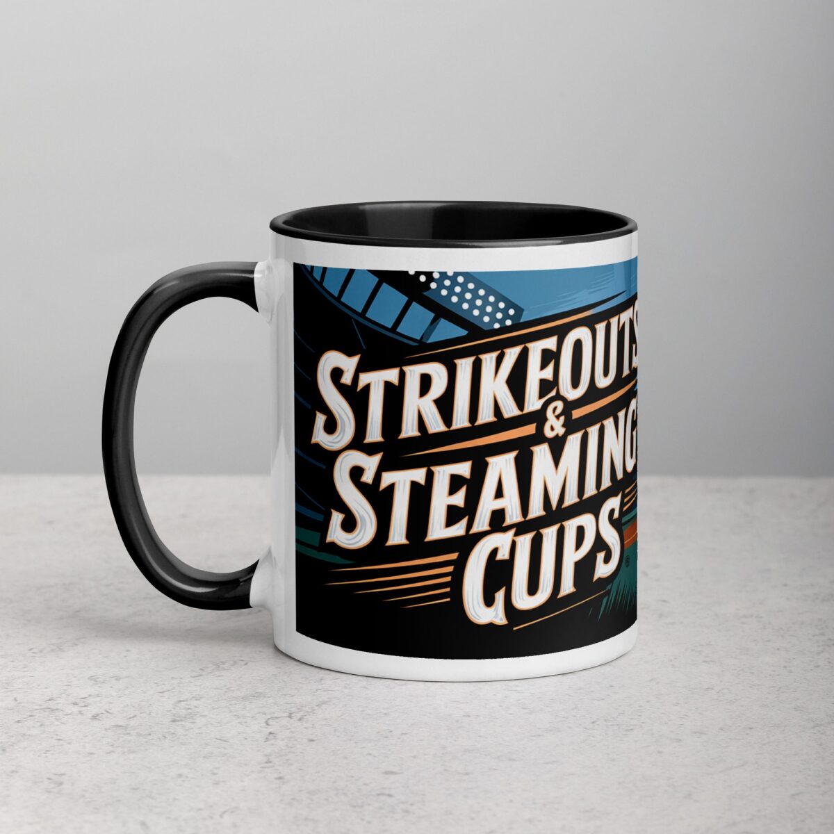 Strikeouts & Steaming Cups Coffee Mug & Tea Cup - Image 2
