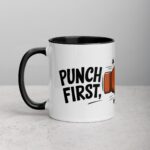 Punch First, Sip Later Boxing Coffee Mug & Tea Cup - Image 2