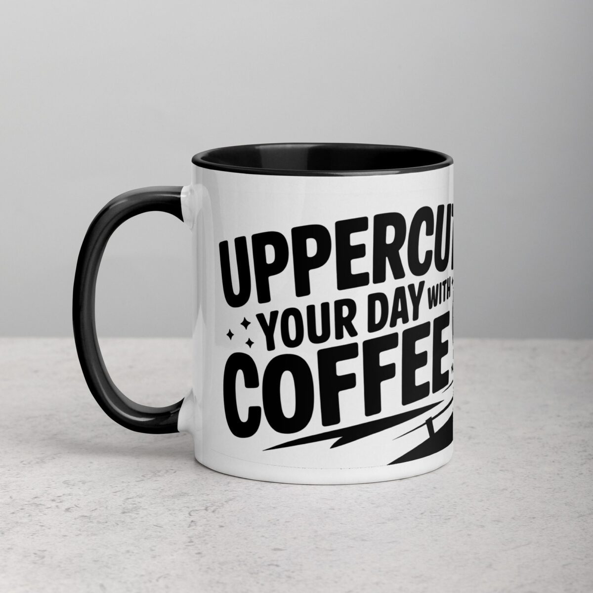 Uppercut Your Day with Coffee Boxing Mug - Image 2