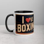 I Love Boxing Retro Coffee Mug & Tea Cup - Image 2
