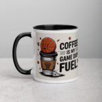 Coffee is My Game Day Fuel Basketball Mug