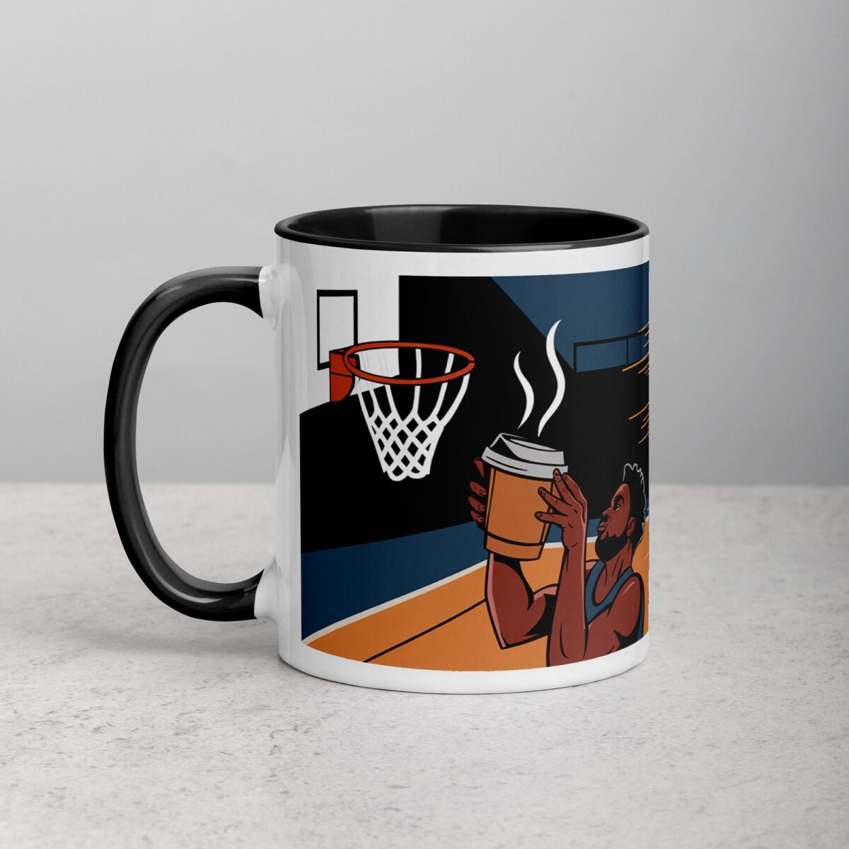 Shoot for the Brew Basketball Coffee Mug - Image 2