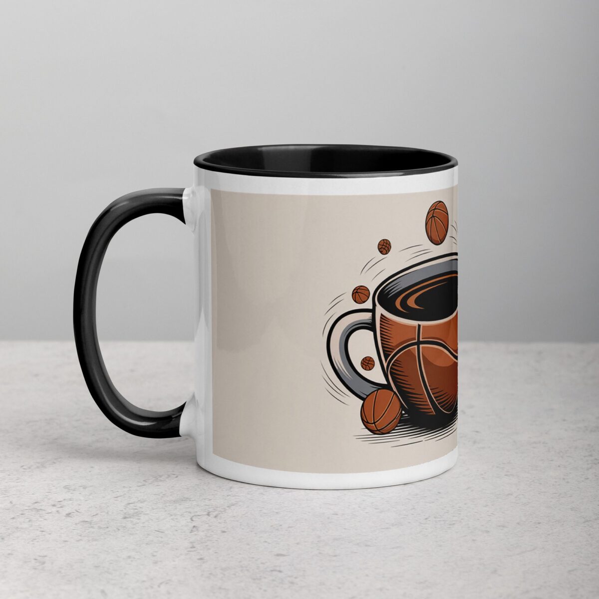 Ball is Life, Coffee is Fuel Basketball Mug - Image 2