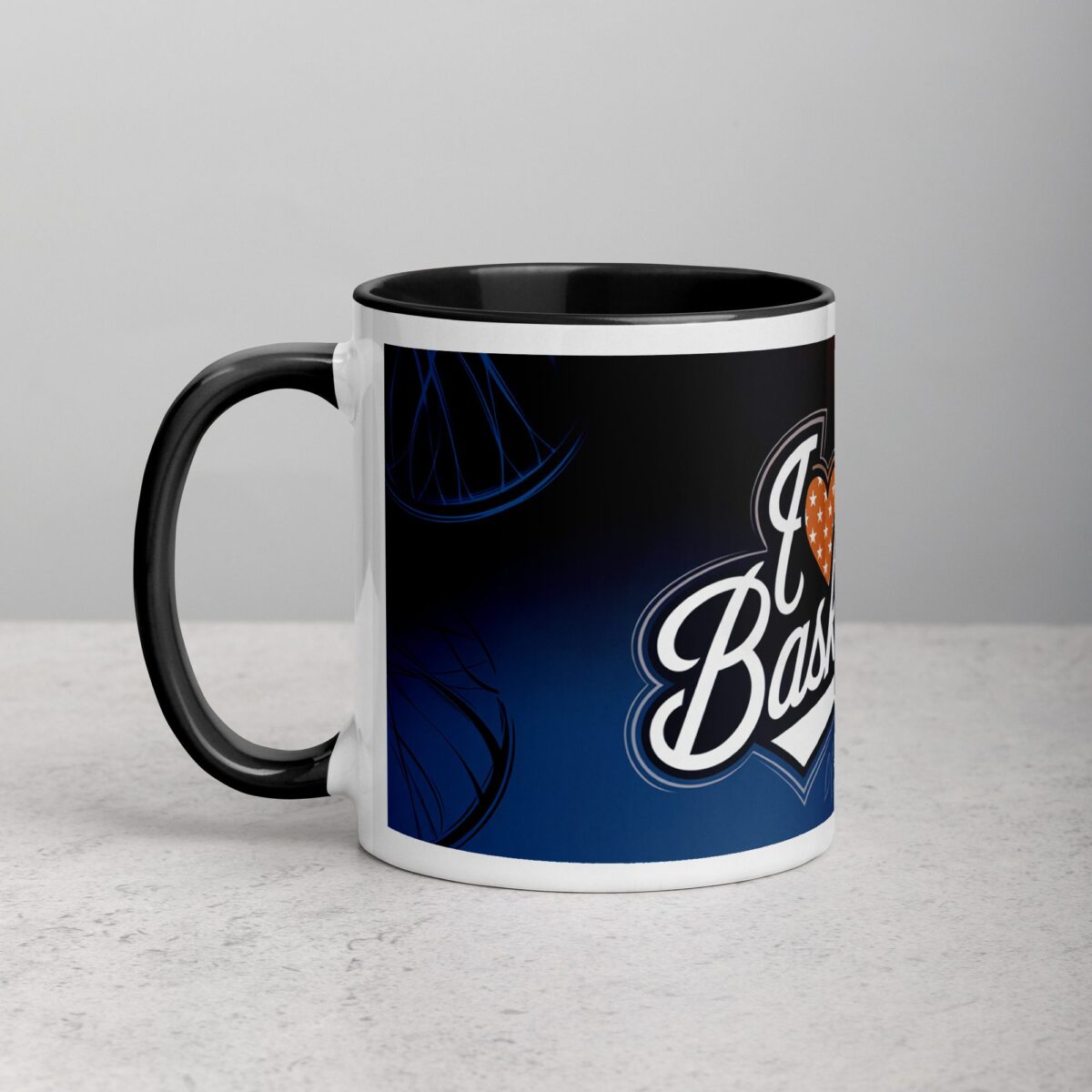 I Love Basketball Sophisticated Coffee Mug & Tea Cup - Image 2