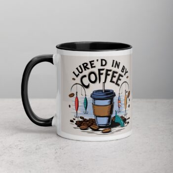 Lure’d in by Coffee Fishing Mug