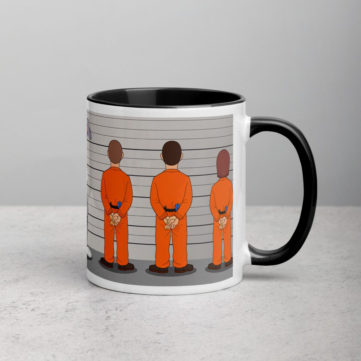 Bad Bunny Police Line  Coffee Mug & Tea Cup - Image 3