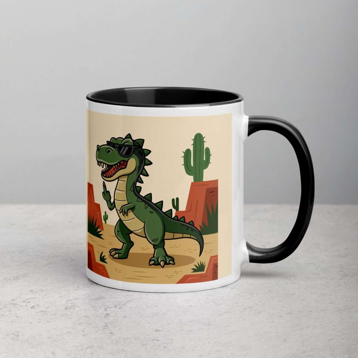 F"ck It Dinosaur Coffee Mug & Tea Cup - Image 3