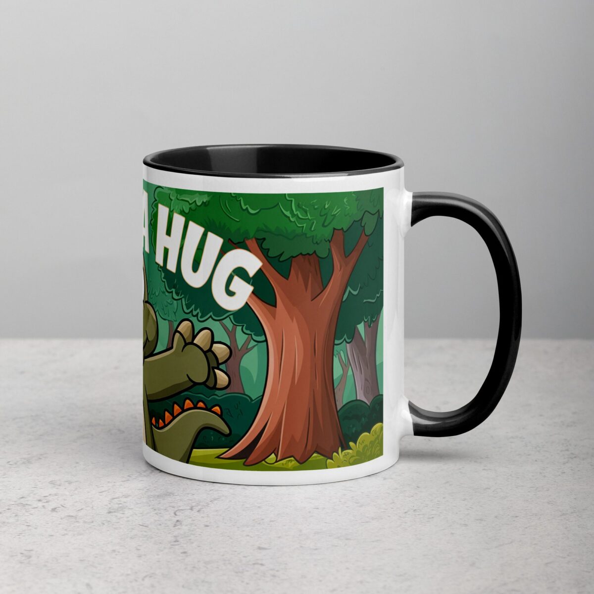 I Need a Hug Dinosaur Coffee Mug & Tea Cup - Image 3