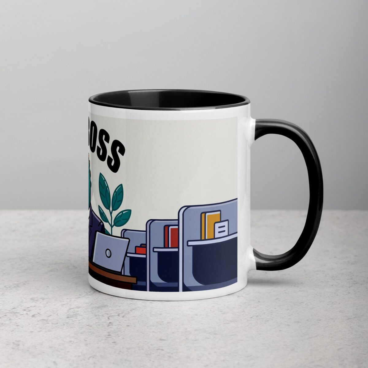 I'm a Boss Dinosaur Coffee Mug & Tea Cup - Image 3