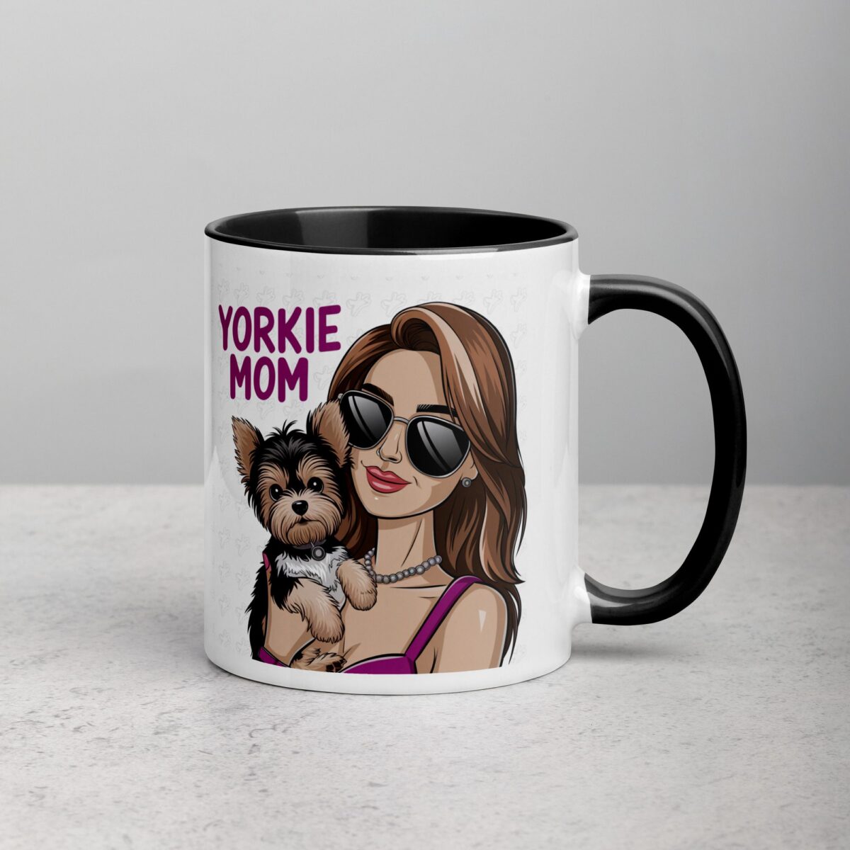 Yorkie Mom Coffee Mug & Tea Cup - Image 3