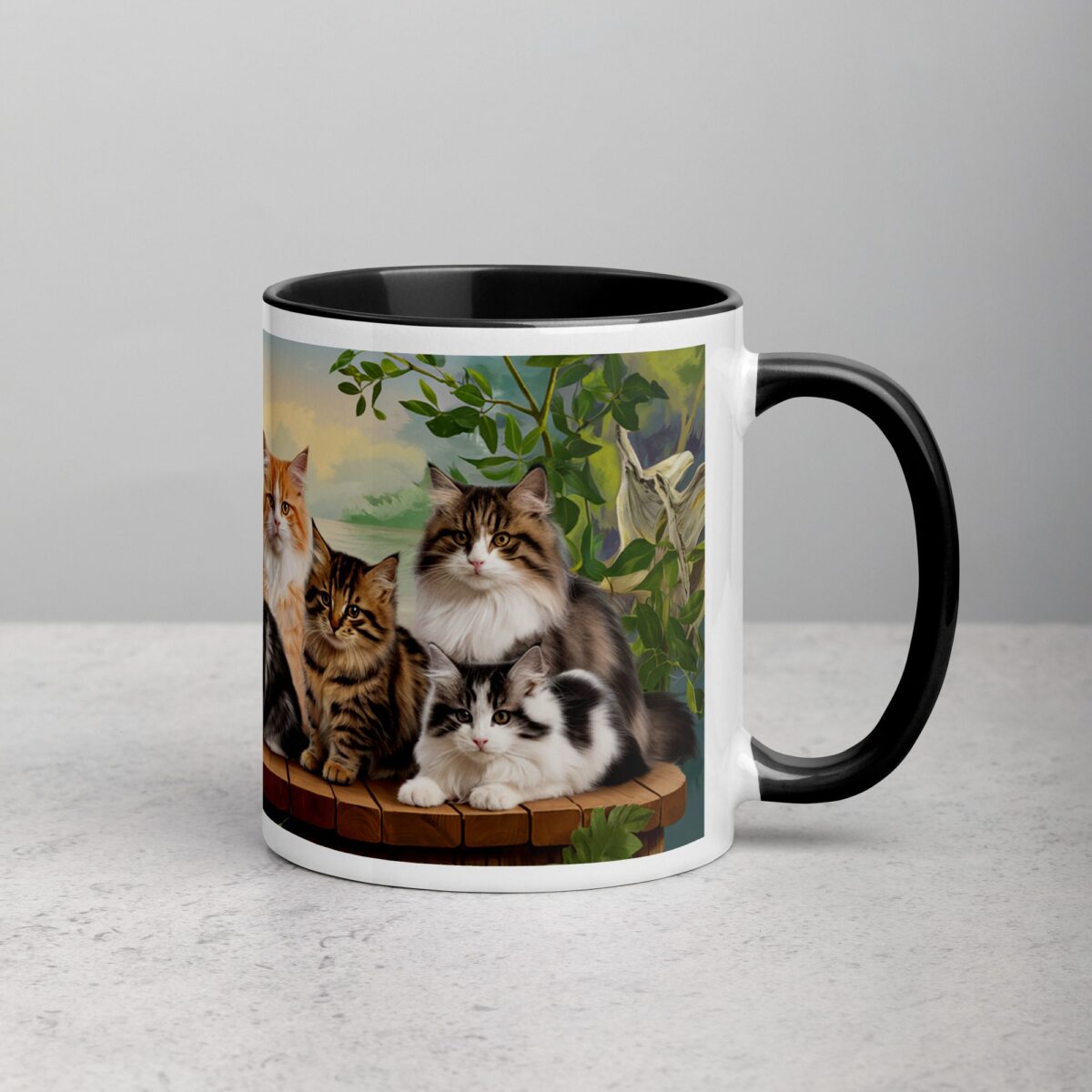 Pretty Cats Coffee Mug & Tea Cup - Image 3