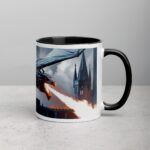 Flying Dragon Fire Coffee Mug & Tea Cup - Image 3