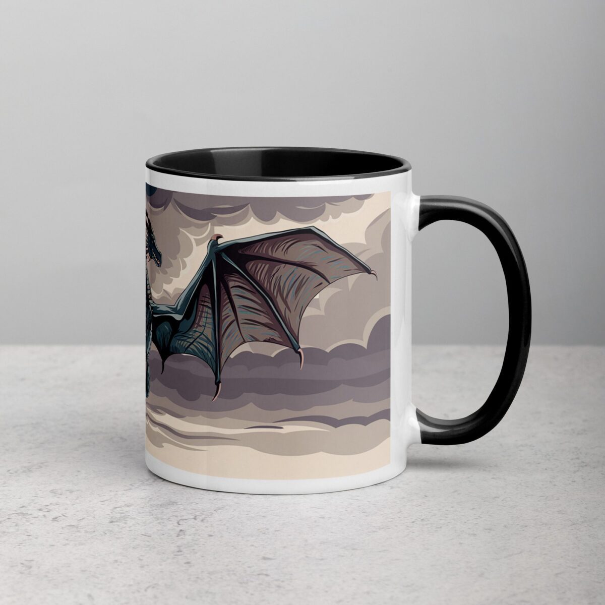 Flying Dragon Artwork Coffee Mug & Tea Cup - Image 3