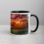 Elephant Jungle Sunset Coffee Mug & Tea Cup - Image 3