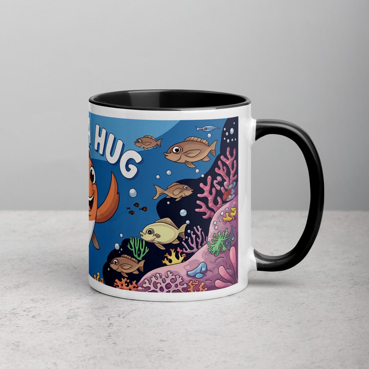 I Need a Hug Fish Coffee Mug & Tea Cup - Image 3