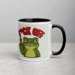 Middle Finger Frog Coffee Mug & Tea Cup - Image 3