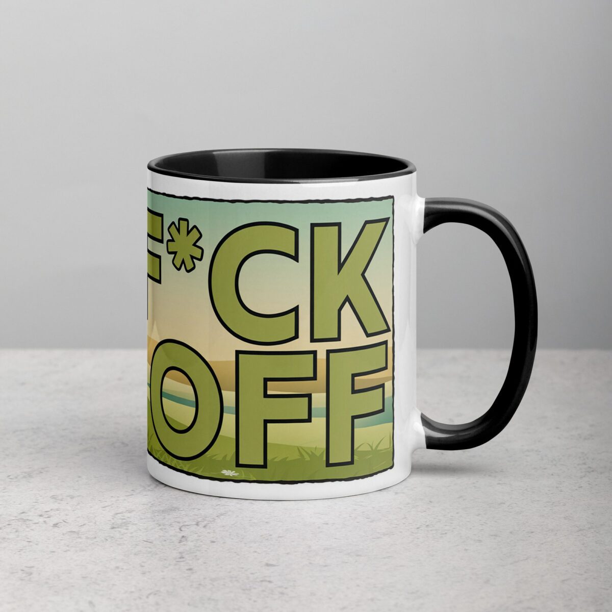 Middle Finger Horse Coffee Mug & Tea Cup - Image 3