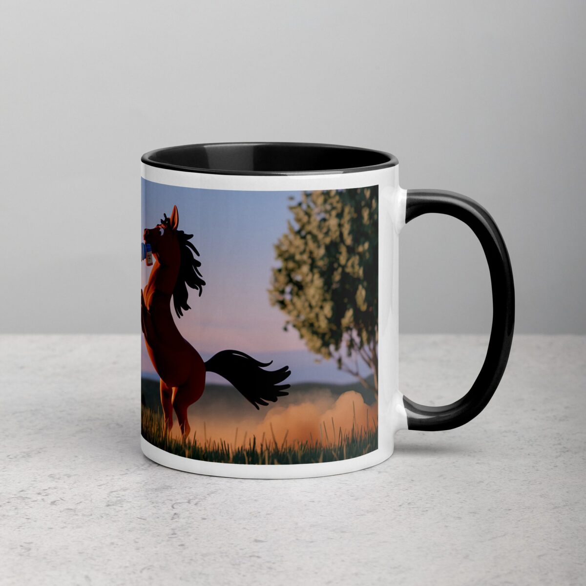 Kickin it with Coffee Horse Mug - Image 3