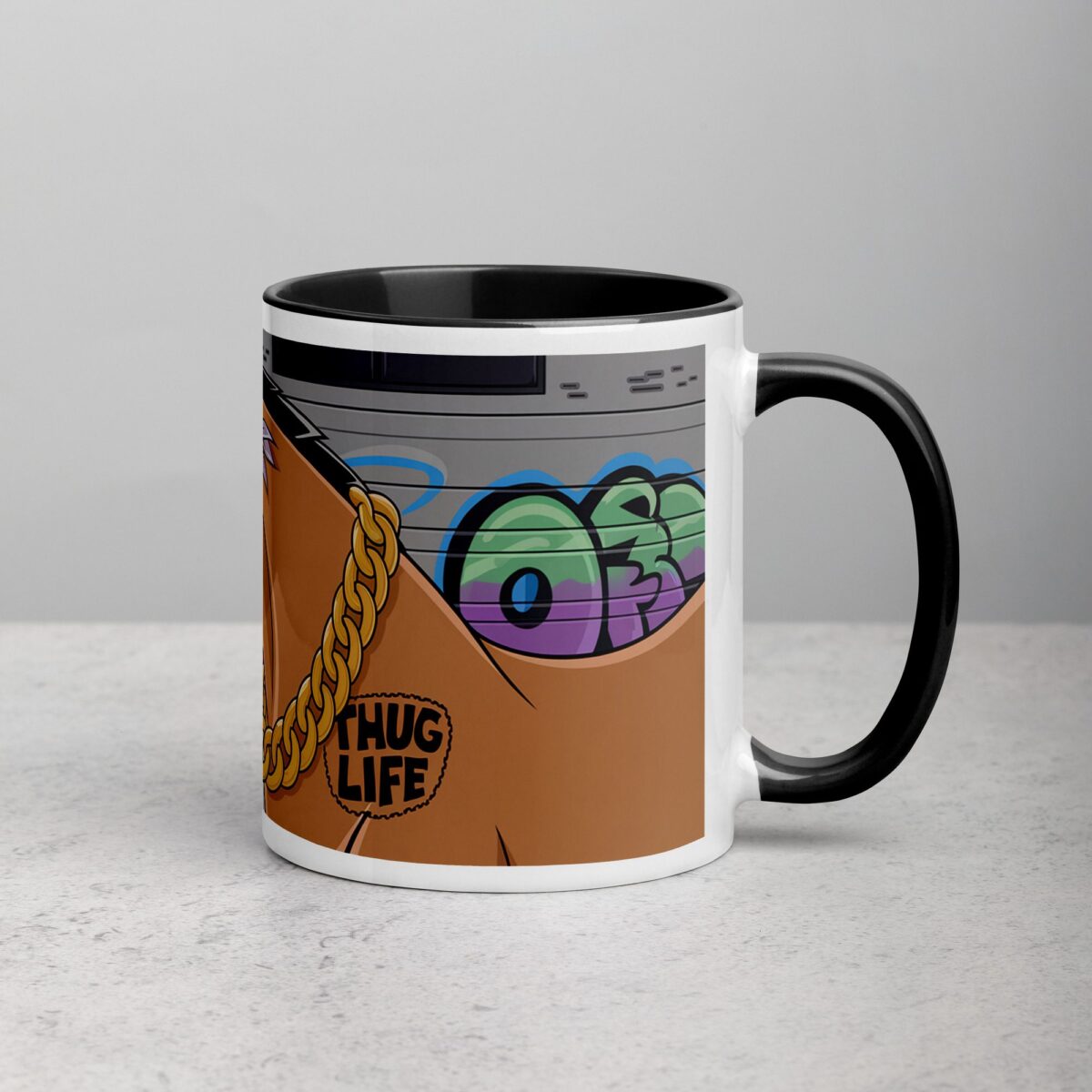 Thug Life Gangster Horse Coffee Mug & Tea Cup - Image 3