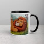 Lion Around Until My Coffee Kicks in Lion Mug
