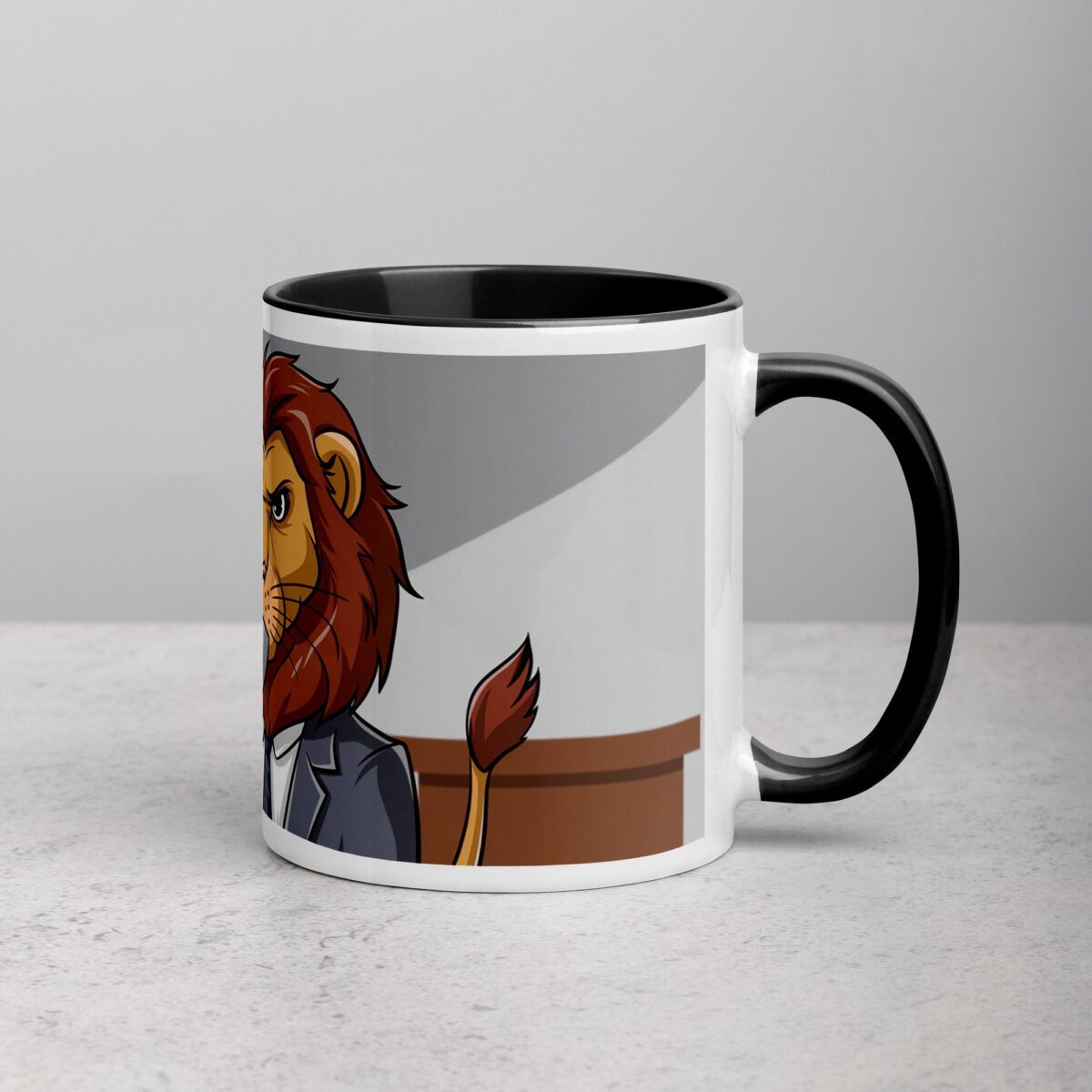 I am a Boss Lion Coffee Mug & Tea Cup - Image 3