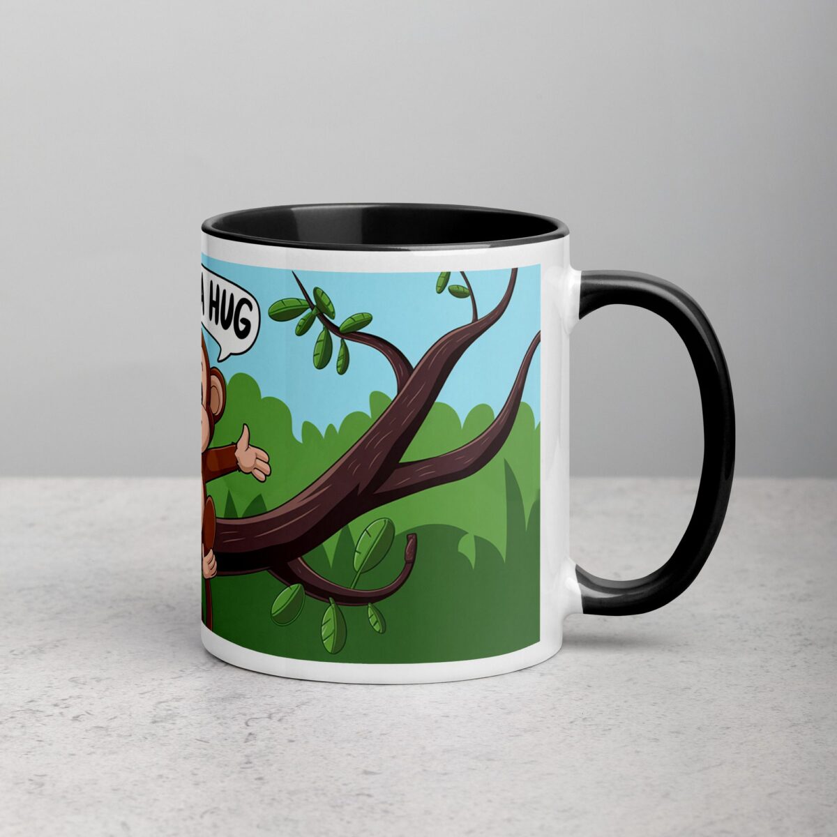 I Need a Hug Monkey Coffee Mug & Tea Cup - Image 3