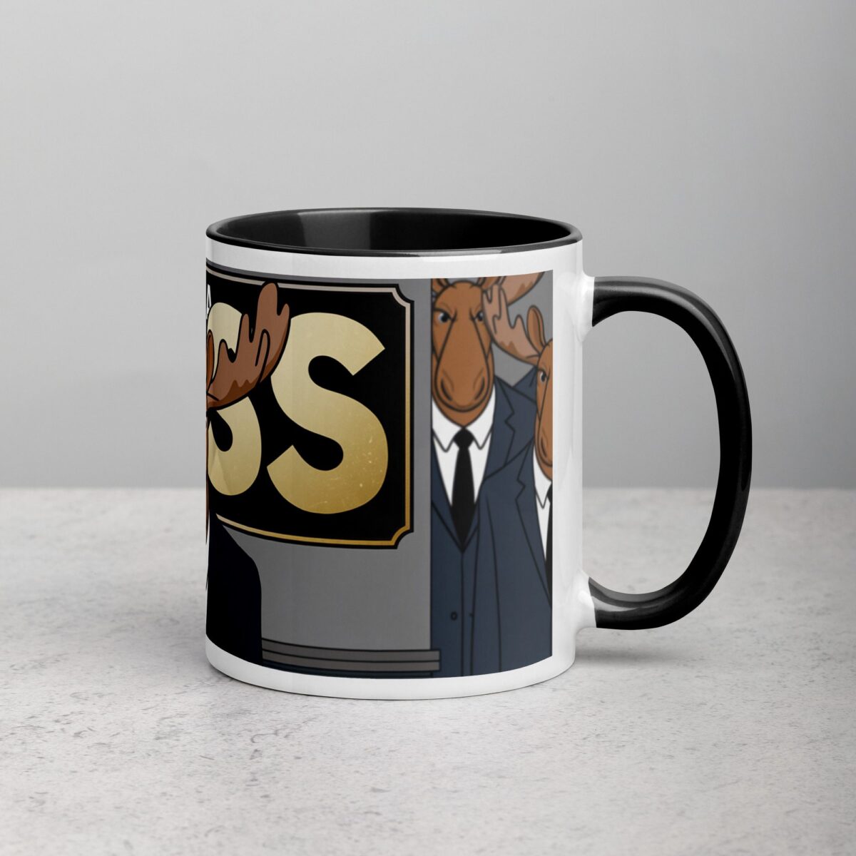 I am a Boss Moose Coffee Mug & Tea Cup - Image 3