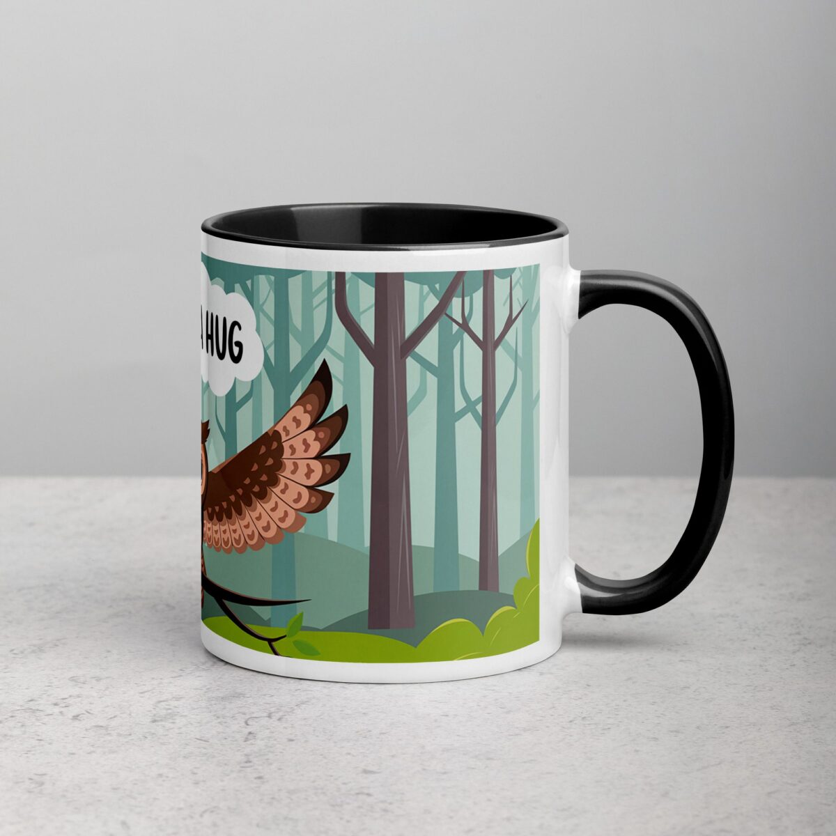 I Need a Hug Owl Coffee Mug & Tea Cup - Image 3