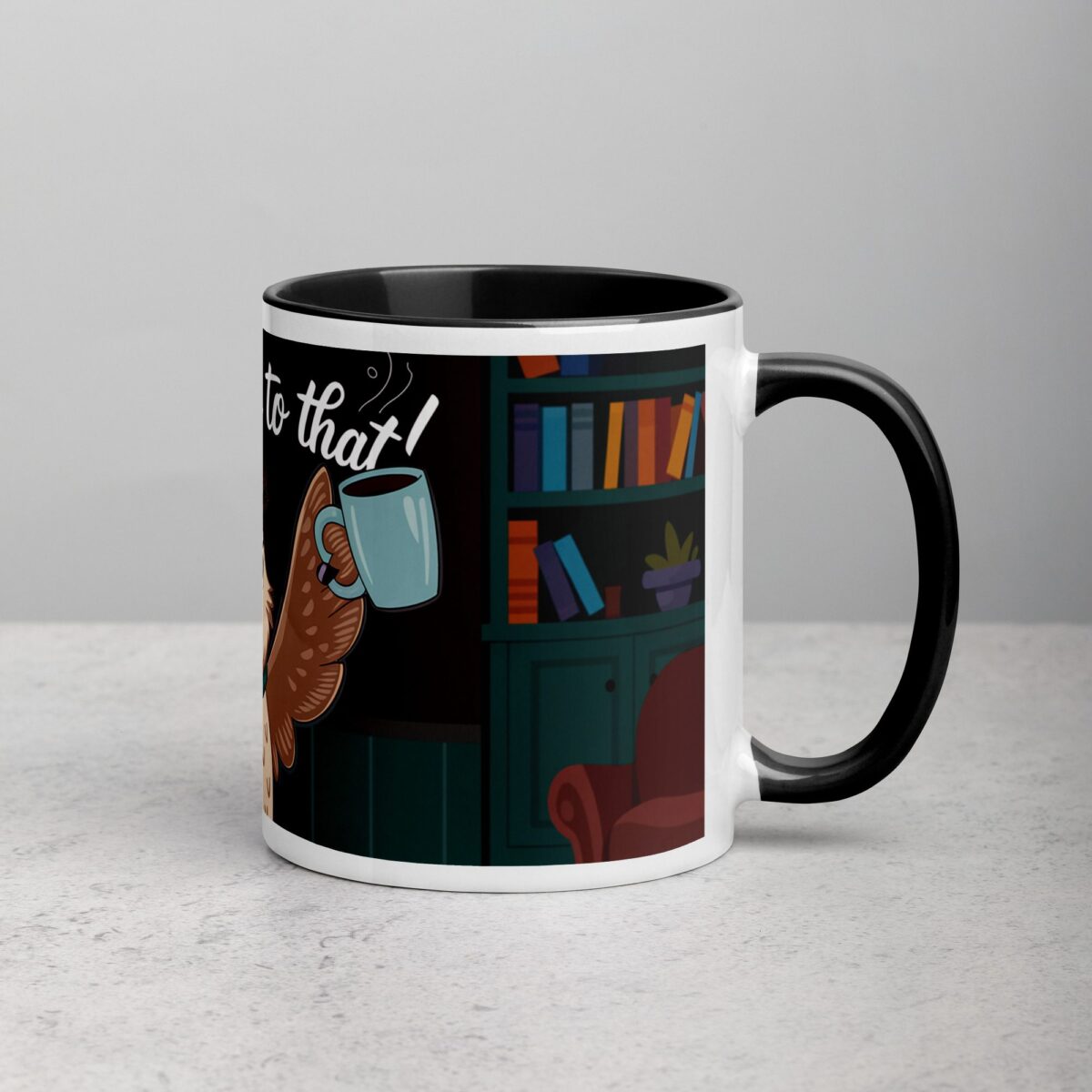 Owl Drink to That! Coffee Mug - Image 3