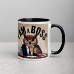I am a Boss Owl Coffee Mug & Tea Cup - Image 3