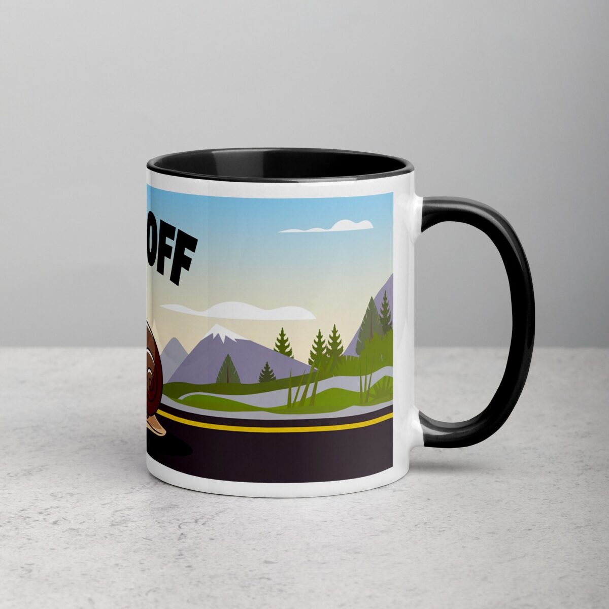 F-Off Snail Coffee Mug & Tea Cup - Image 3