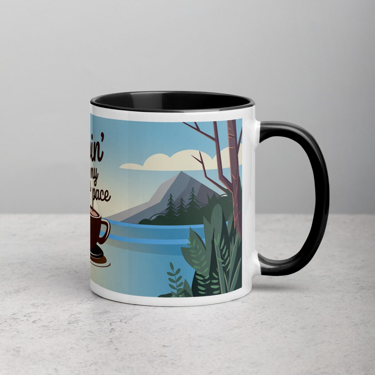 Sippin’ at My Own Pace Snail Coffee Mug - Image 3