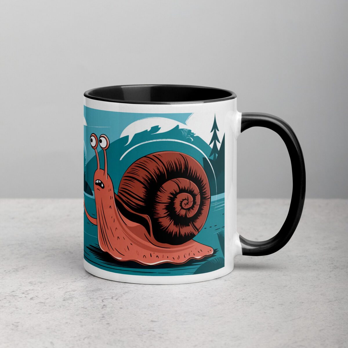 Feeling Shell-Shocked Without Coffee Snail Mug - Image 3