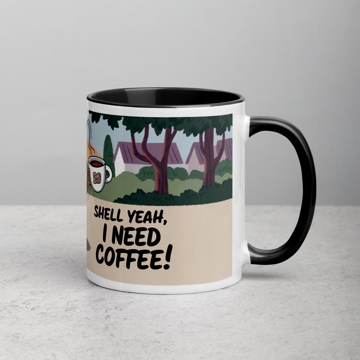 Shell Yeah, I Need Coffee! Snail Mug - Image 3