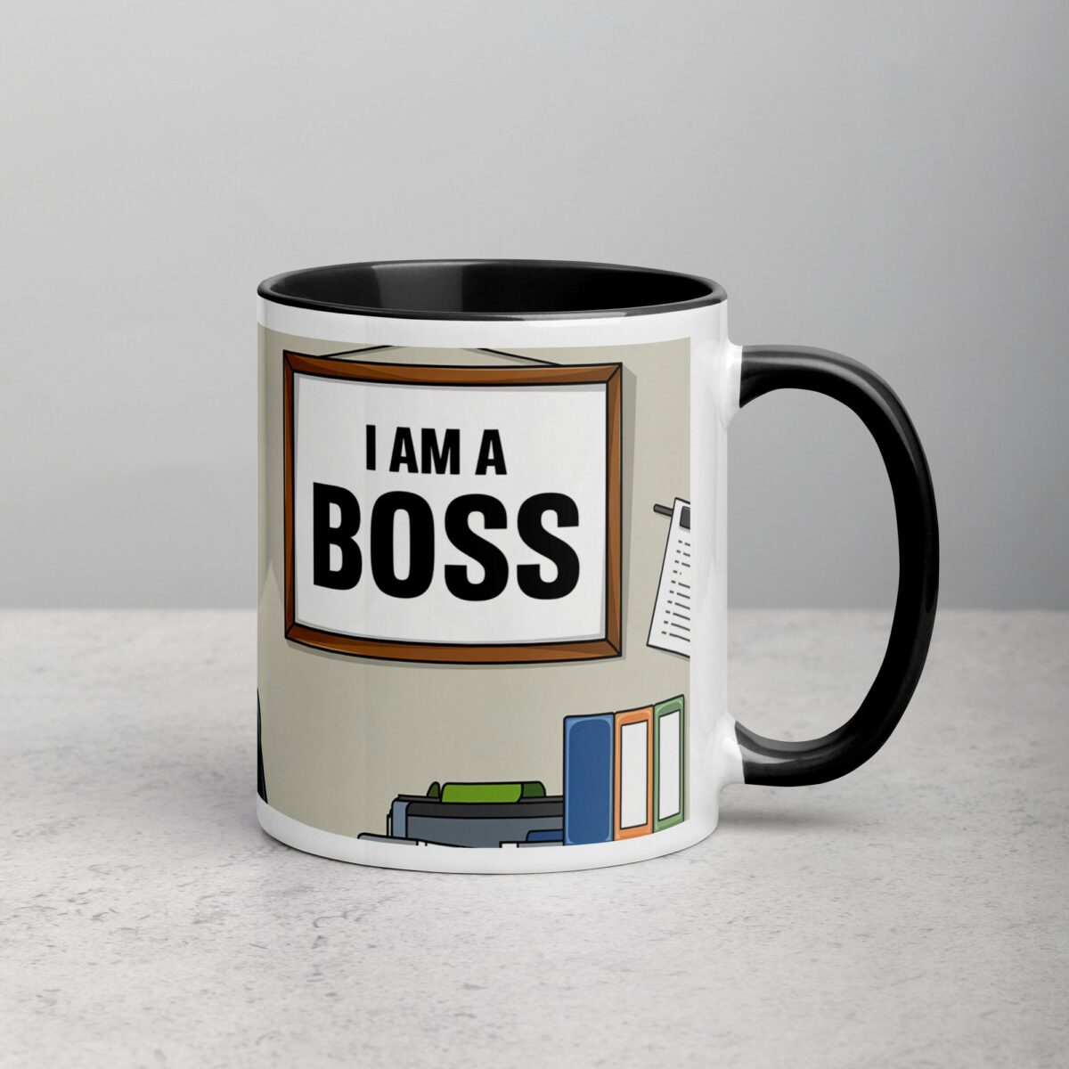 I am a Boss Turtle Coffee Mug & Tea Cup - Image 3