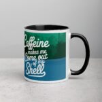 Caffeine Makes Me Come Out of My Shell Turtle Mug - Image 3