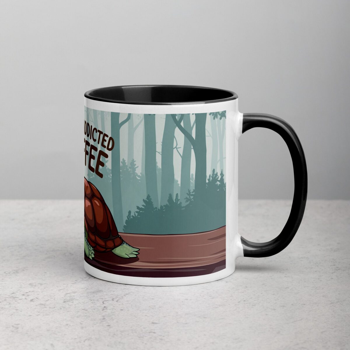 Turtle-ly Addicted to Coffee Mug - Image 3